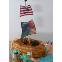 Boat - Pirate Cake with Giant Octopus